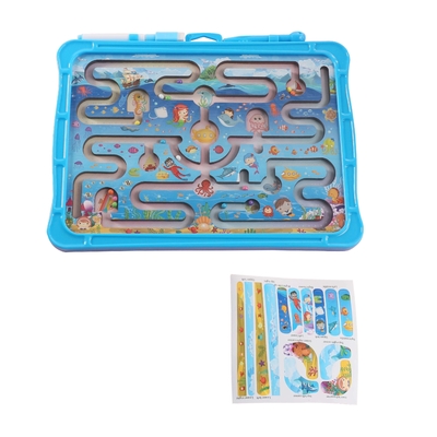Good price Kids Ocean Of Joy Magnetic Pen Maze Labyrinth Ball Game With Drawing Board online