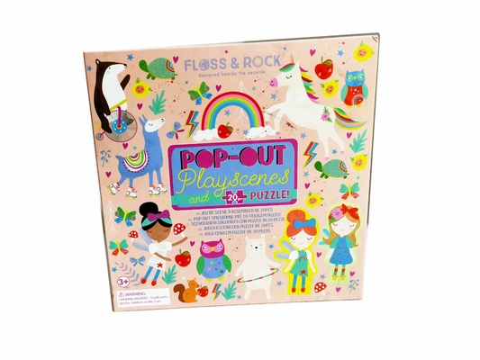 Good price Giant 20pcs Paper Jigsaw Puzzle Pop Out Rainbow Fairy Floor Puzzle online