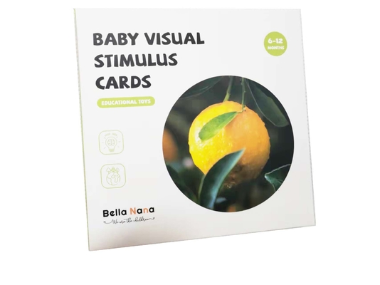 Good price Cutomized Baby Newborn Visual Stimulation Cards Animals Plants Flashcards For 6-12 Months online