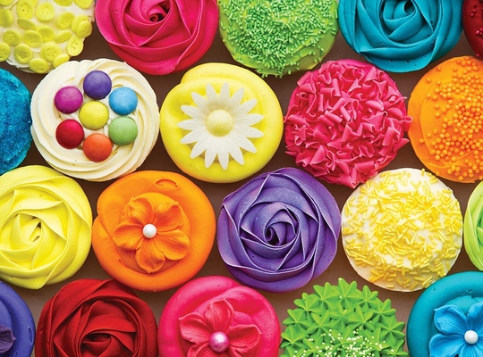 Good price cutomized Difficult adult jigsaw puzzles 1000 pieces Cool Cupcakes 27