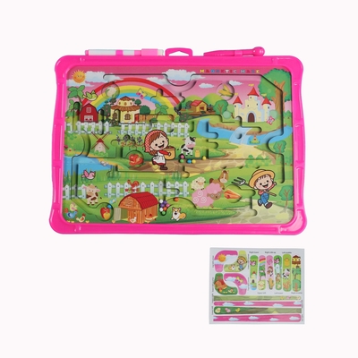 Good price Educational Happy Farm Montessori Preschool Toys Magnetic Labyrinth online