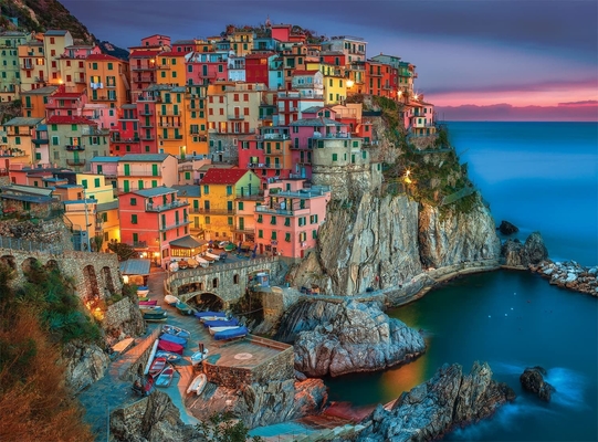 Good price 1000 Piece Adult Papaer Jigsaw Puzzle Cinque Terre 26.75*19.75 For 8 Year Olds online