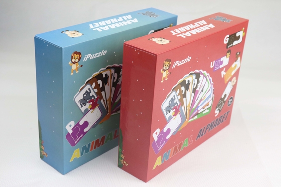 Good price 2mm Thickness 27pcs Paper Jigsaw Puzzle Sets Offset Printing online