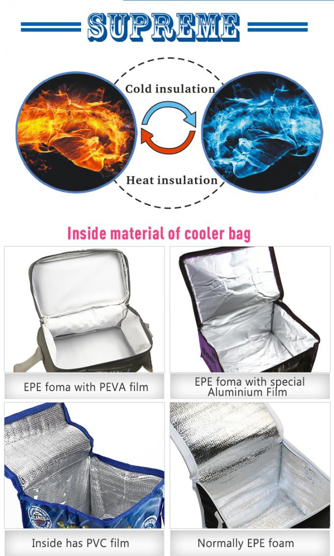 Customized Extra Large Insulation Cooler Bag For Pizza Delivery 1
