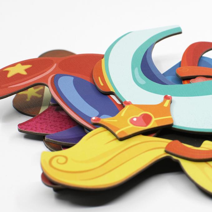 ECO Toddler Wooden Educational Toys Magnetic Funny Face Puzzle Jigsaw For 2 Years Old 3