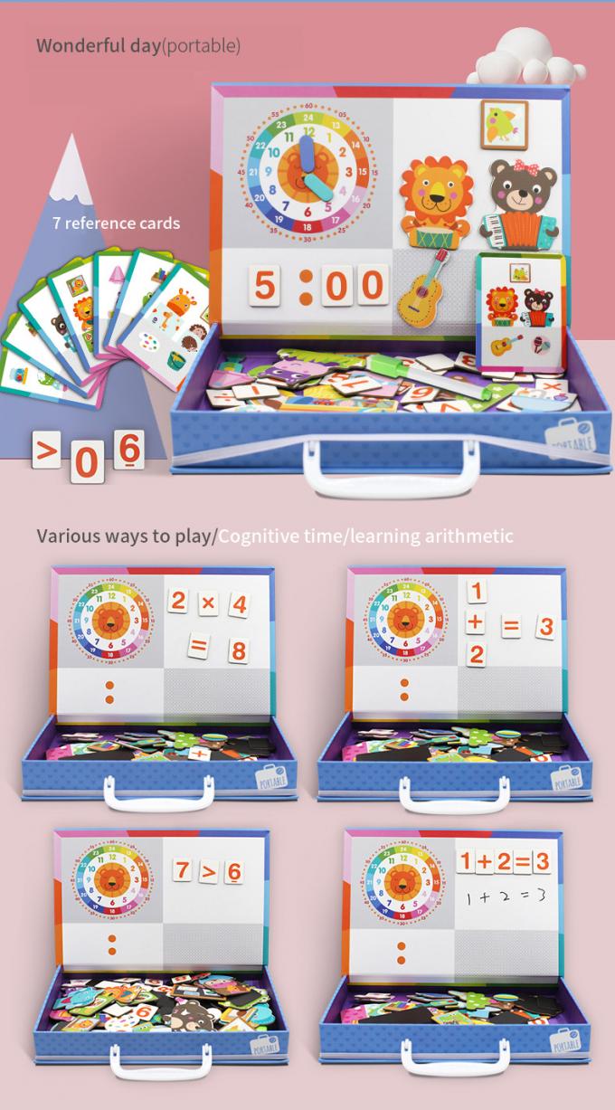 Toddlers ECO Magnetic Learning Toys Life Learning Sticker Customized 2