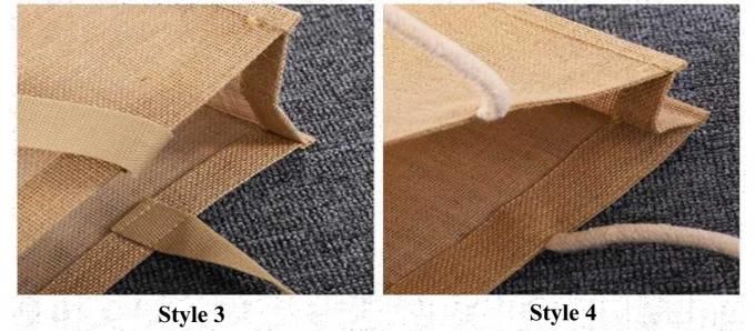 Personalised Printed Jute Bags Beach Shoulder Burlap Tote For Promotion 5