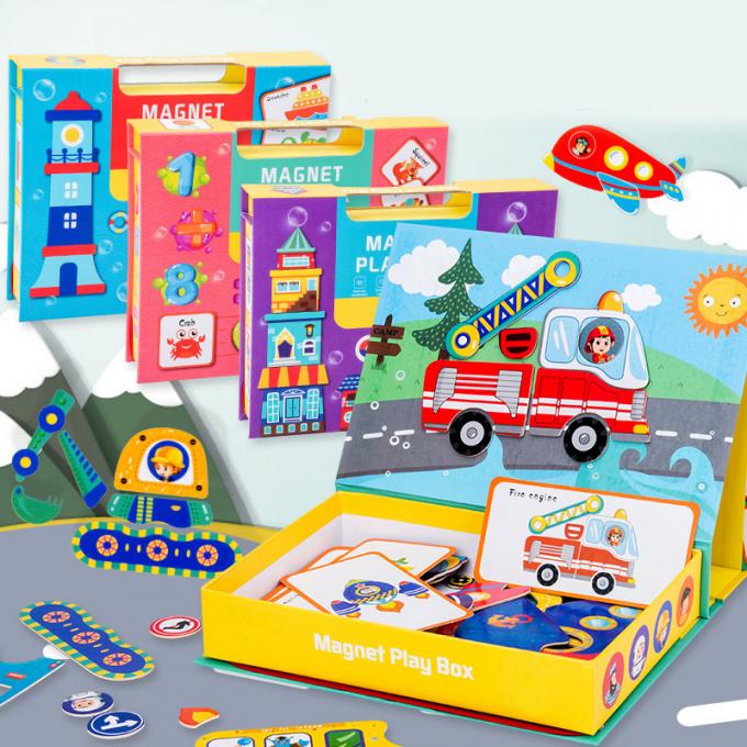 Preschool Number Recognition Magnetic Jigsaw Puzzle Book For 3 Year Olds Kids 3