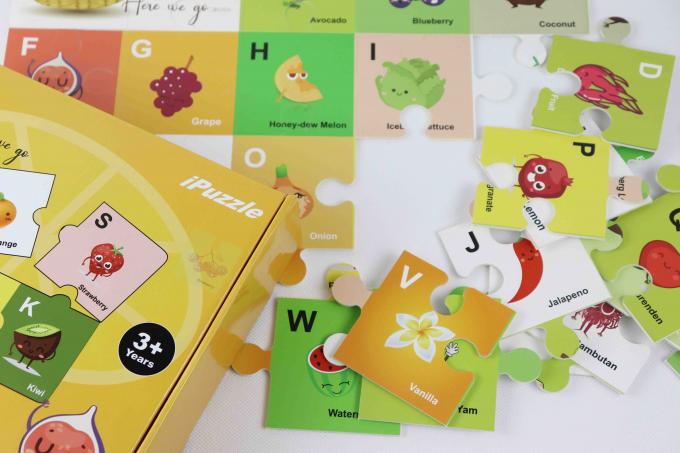 CMYK Print Cardboard Paper Jigsaw Puzzle Eviromental Friendly 2