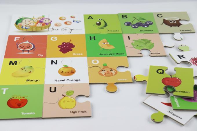 Children Floor Alphabet Fruit Jigsaw Puzzle Educational Games 0
