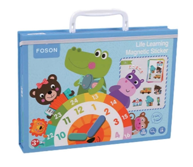Toddlers ECO Magnetic Learning Toys Life Learning Sticker Customized 0