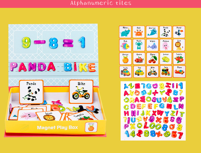 Preschool Number Recognition Magnetic Jigsaw Puzzle Book For 3 Year Olds Kids 1