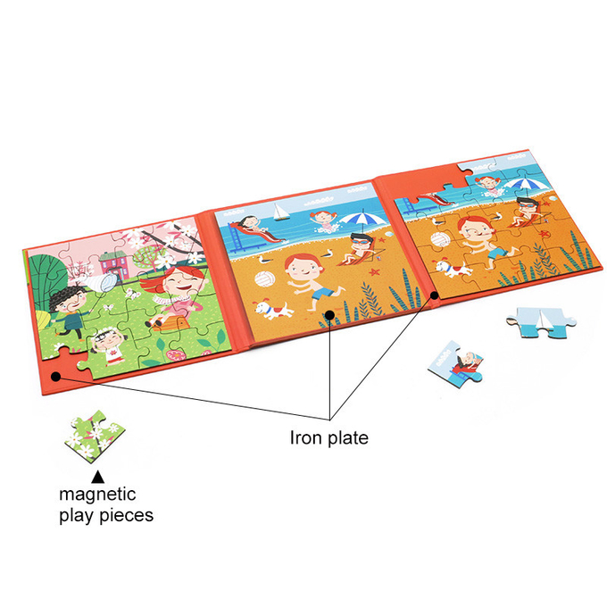Preschool Magnetic Educational Learning Toys Jigsaw Book For 4 Year Olds 1