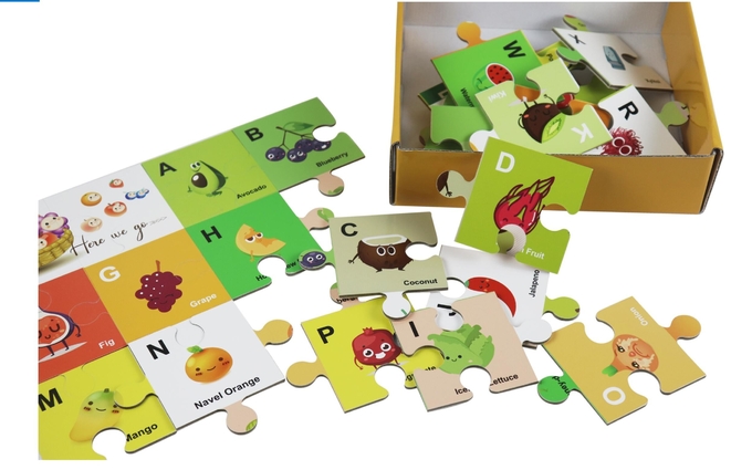 Children Floor Alphabet Fruit Jigsaw Puzzle Educational Games And Puzzles For 5 Year Olds 2