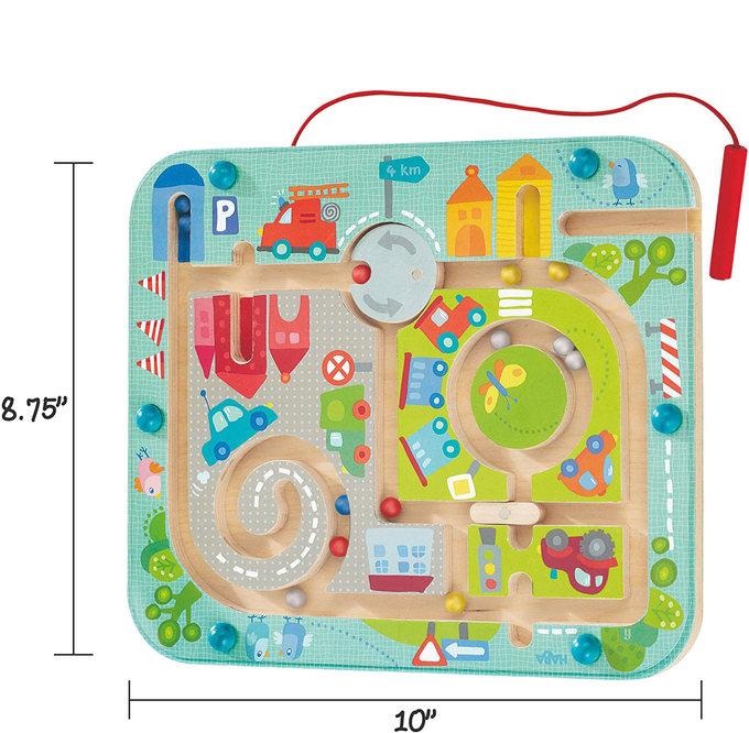 Kids Magnetic Puzzle Maze Board With Pen Brain Development Toys For 2 Year Olds 0