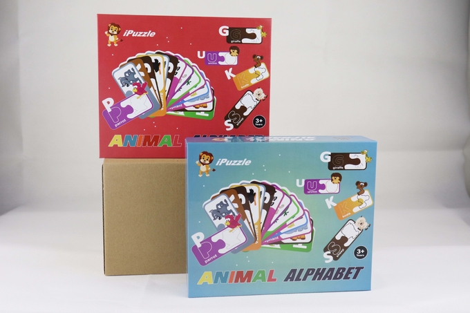 ROHS Paper Jigsaw Puzzle Animal Alphabet Abc Matching Cards 0